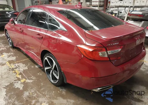 2019 Honda Accord Sport из США, поврежденный, VIN 1HGCV1F3XKA109912